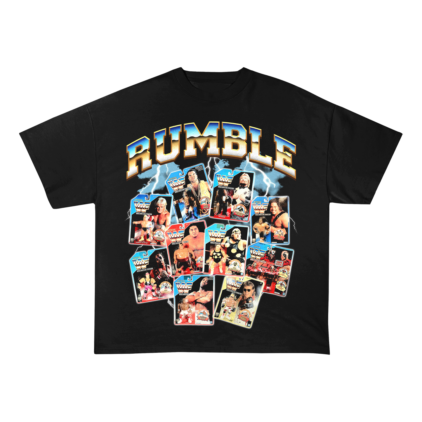 Old School Wrestling Figures T-Shirt